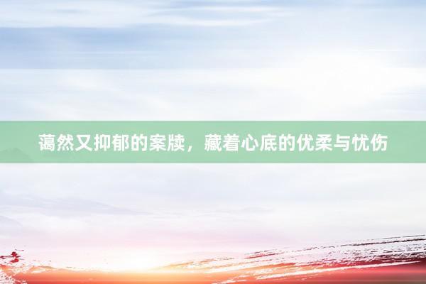 蔼然又抑郁的案牍，藏着心底的优柔与忧伤